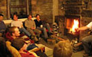 Roaring fire at any time of day!